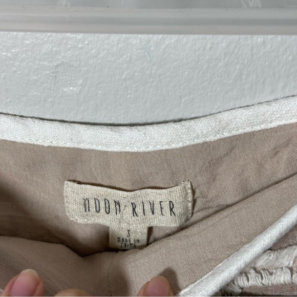 Moon River Women‎ Fluffy Knit Beige Shorts size S - Picture 5 of 9